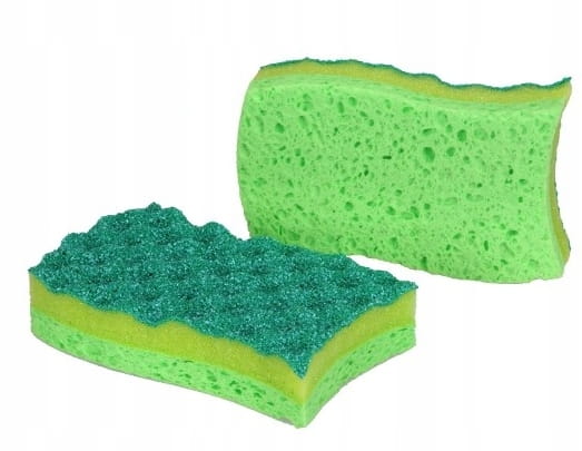 Dish Sponge 2 Pieces, Cellulose Kitchen Sponge