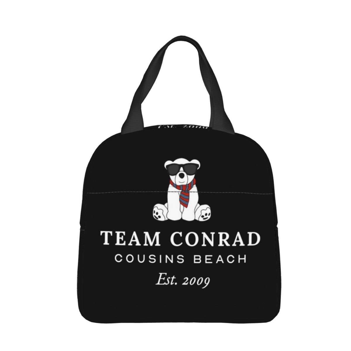 Team Conrad Est. 2009 Insulated Lunch Bag Cooler Bag Lunch Container Leakproof Tote Lunch Box Food Handbags One Size