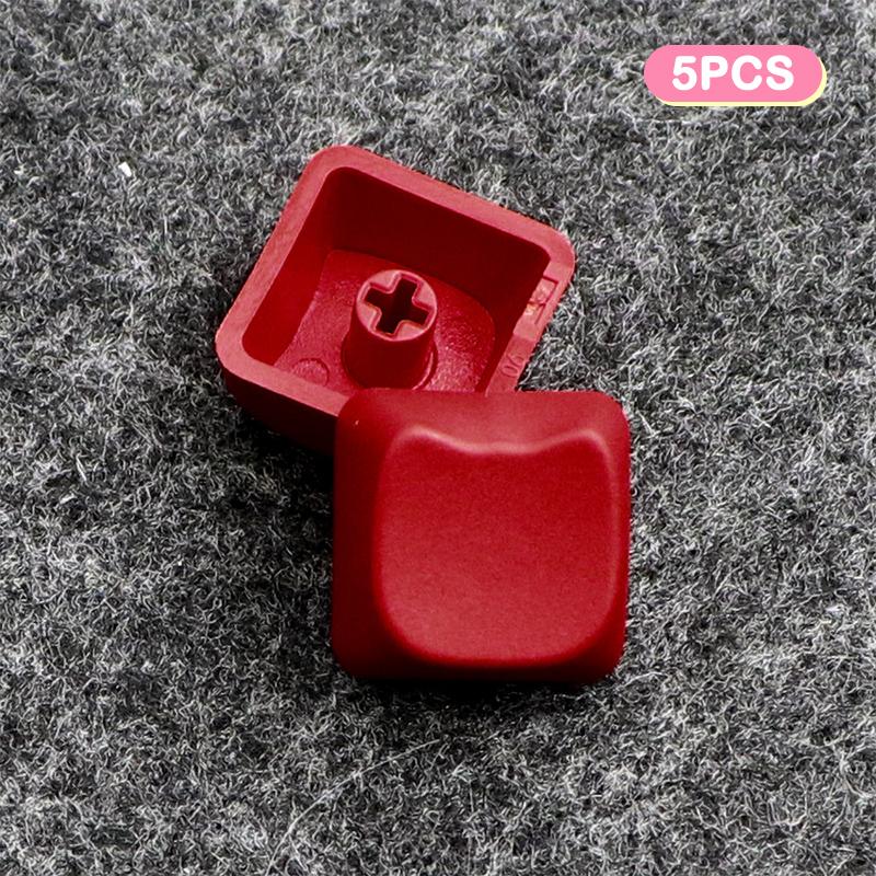 5 Stück Unbeschriftete Tastenkappe PBT-Tastenkappen Mit Einzigartigem Katzenkopf Mao Flache Verdickte Tastenkappe