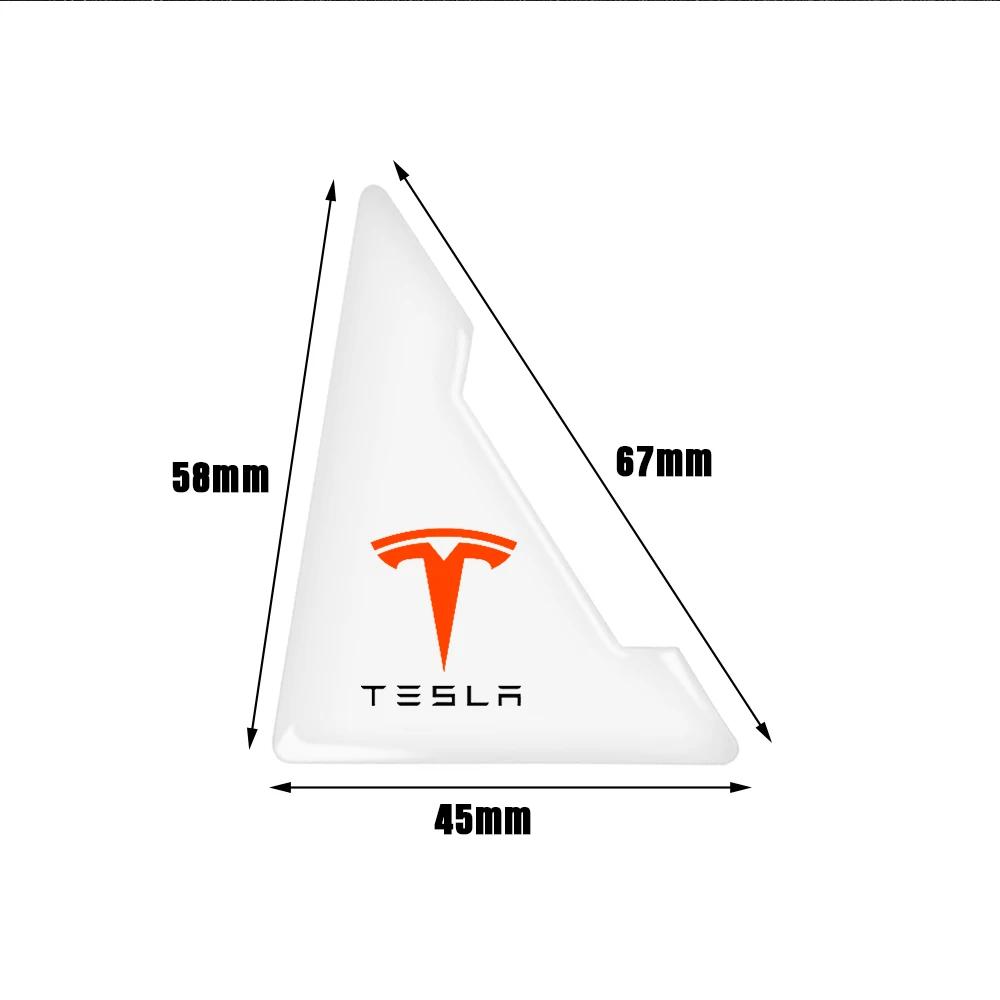 

Car Sticker 2025 Hot 2/4Pcs Car Door Corner Cover Bumper Anti-Scratch Badge Sticker For Tesla Model 3 Y S X 2017-2023 Roadster S 2pcs