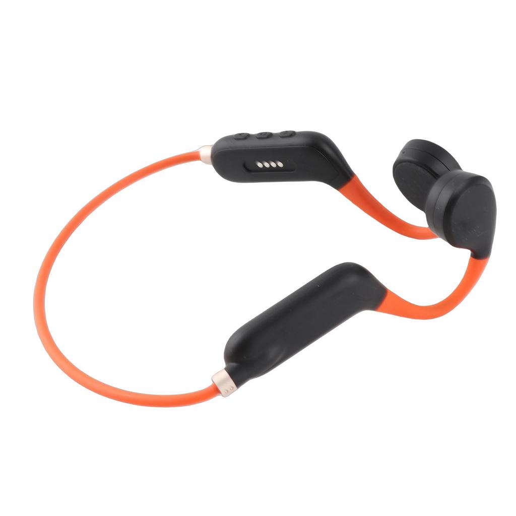 Bone Conduction Headphones IP56 Water Proof Noise Reduction Wireless Bone Conduction Headset with Mic for Outdoor Sports Daily Commuting