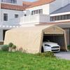 Garage Tent Carport Dim. 6.2L X 3.3W X 2.4H M Robust Galvanized Steel High-density PE 150 G/m² Waterproof anti-UV