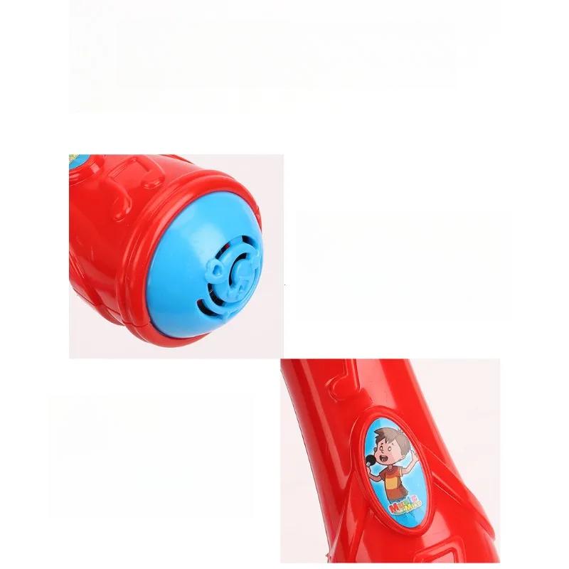 Children Plastic Simulation Microphone Toys Sound Amplifier Toy Gift Early Enlightenment Education Karaoke Musical Toy for Kids