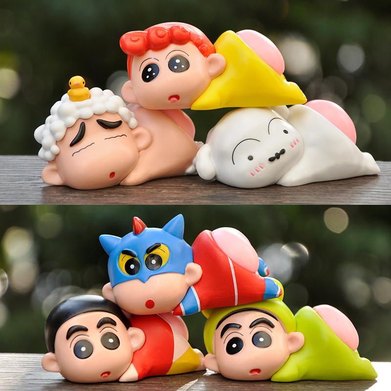 Shin Chan Crayon Pvc Anime Figure Desk Ornament For Home Office Gifts Decor