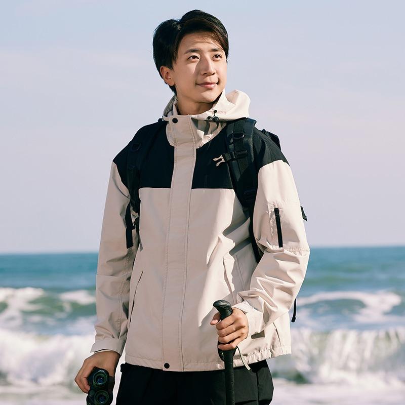 Pingti Mountain single-layer jacket for women, outdoor windproof and waterproof thin jacket for men