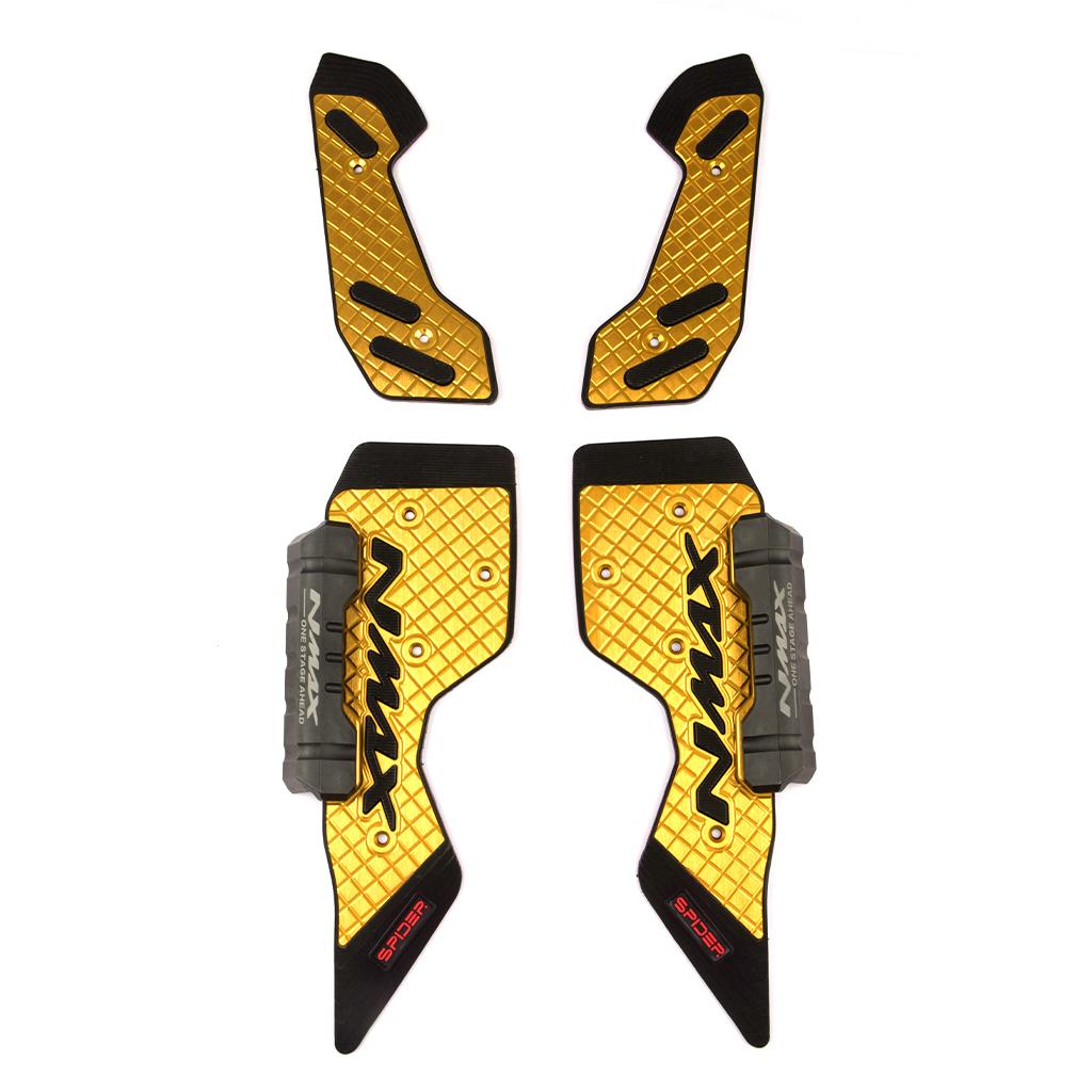 Motorcycle Footpads For NMAX 155 Front and rearPegs Plate Aluminum Alloy Pedal Modified Skid Proof Footrest For Yamaha 2020-2025