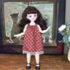 1 Set Attractive Eyes Dress Up BJD Dolls Long Hair Makeup Ball Joint Doll  Babies
