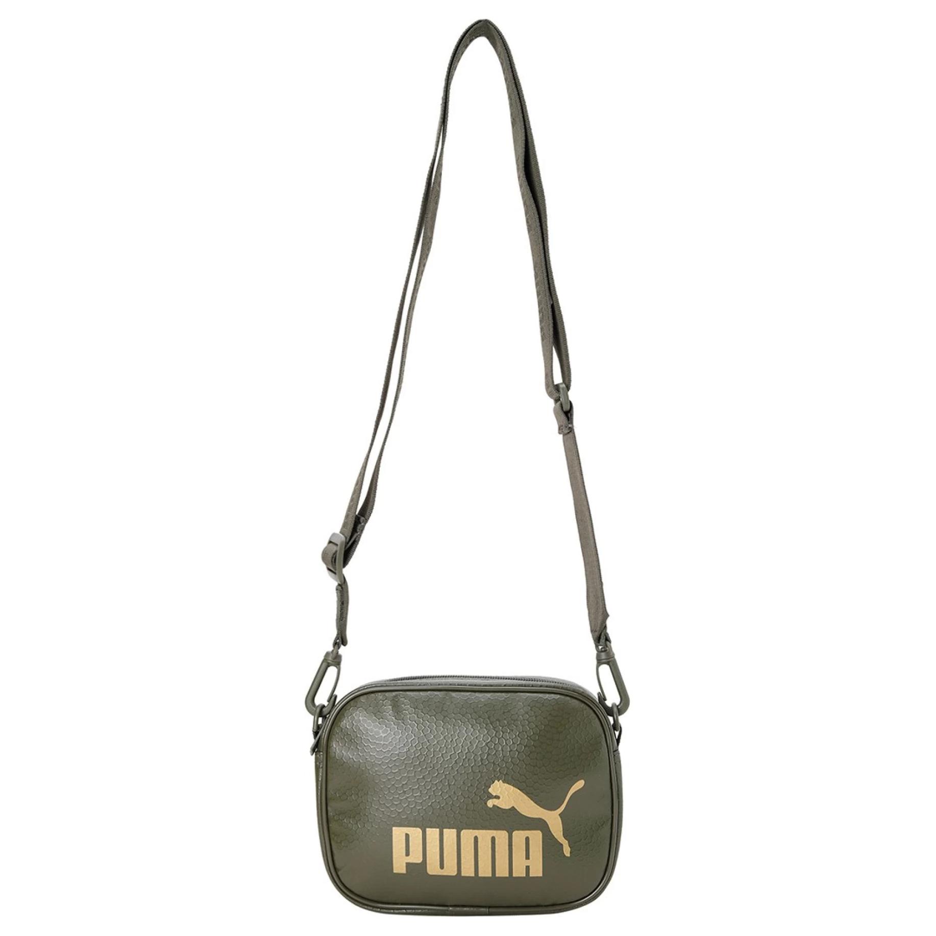 PUMA Leather Shoulder Bag, Crossbody Bag Regular Unisex Jasper 078306-02