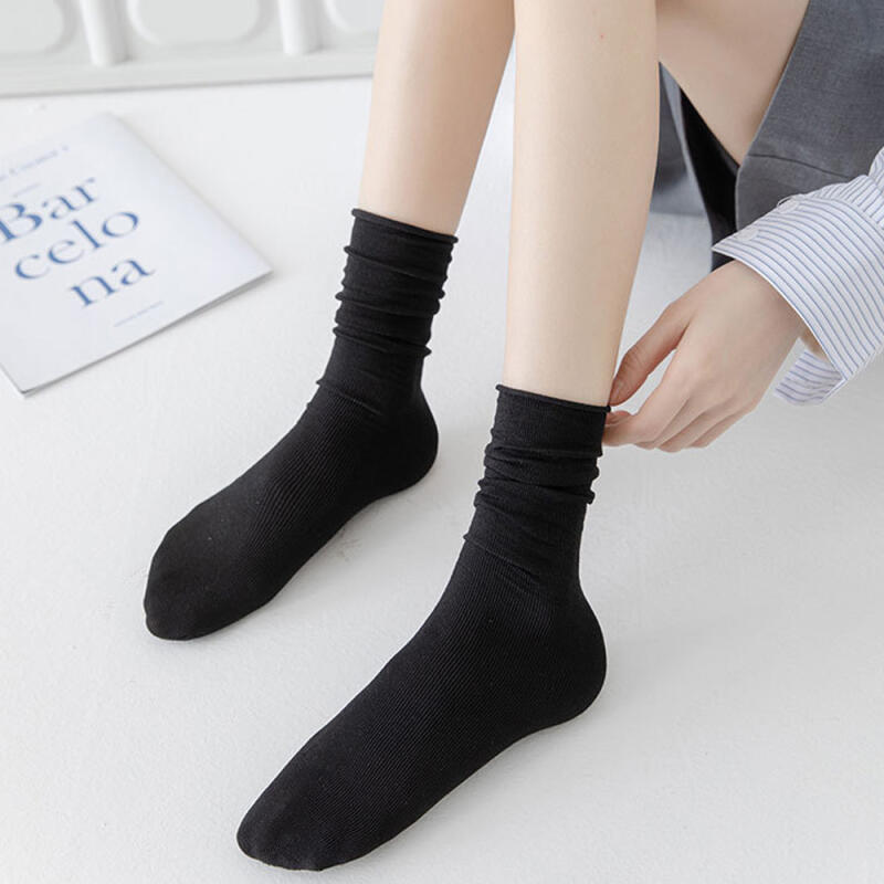Jane high-quality soft and stretchy plain stocking socks