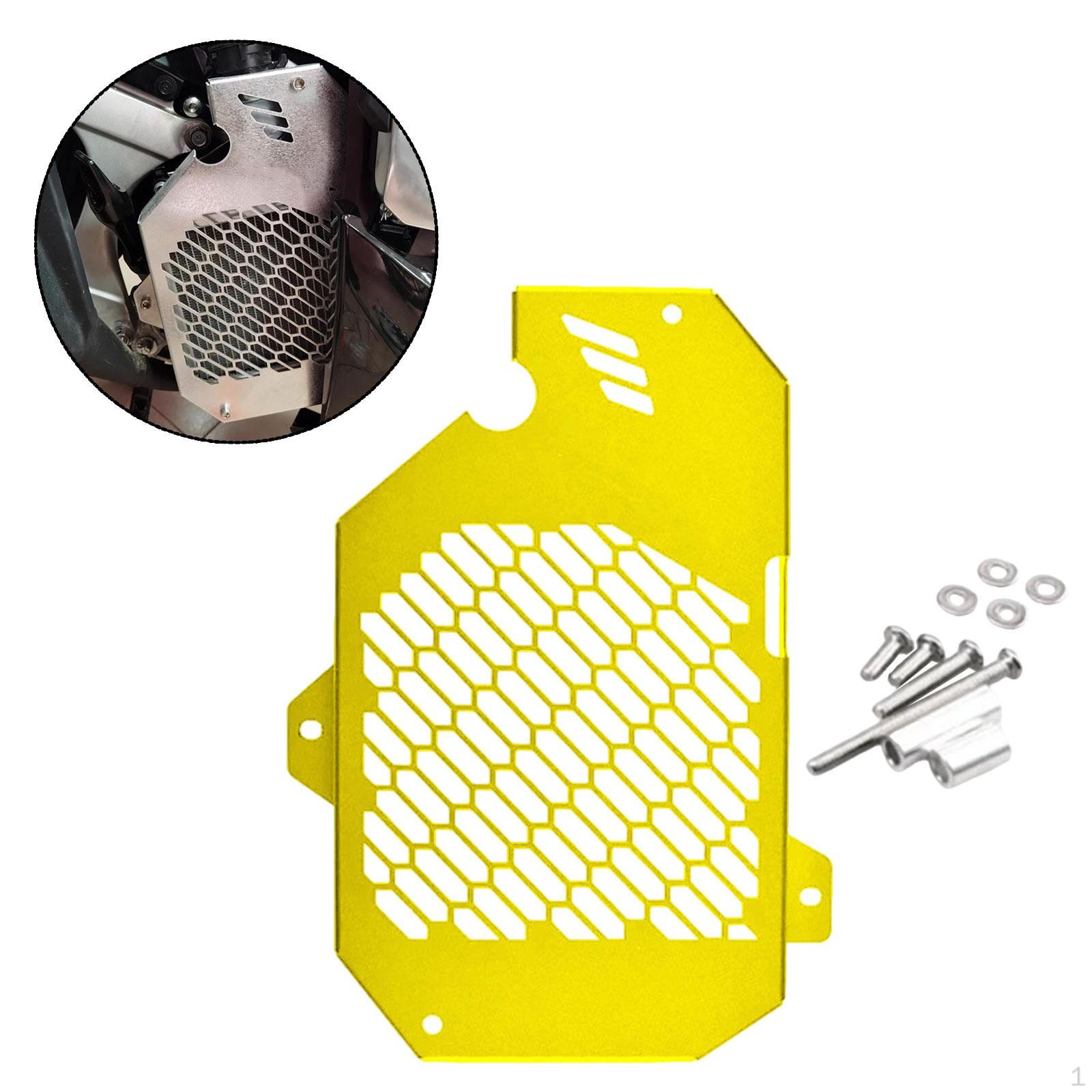 

Motorcycle Radiator Guard Grille Protector Aluminum Alloy Accessories Sturdy Parts Water Tank золотой