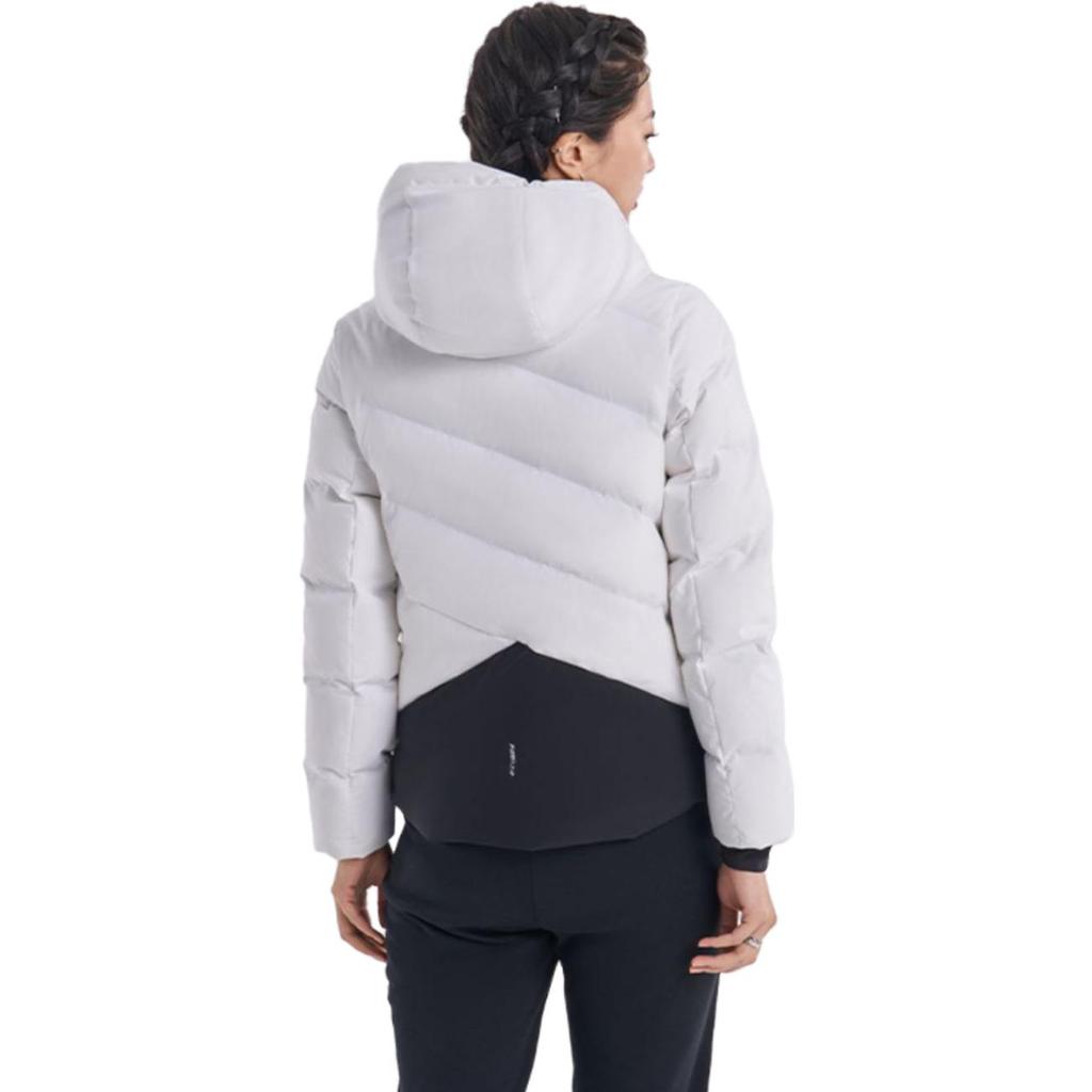 SAUCONY Solid Color Casual Hooded Long Sleeve Down Jacket Women Outerwear White SC1220003-1