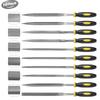 5/10 Pc Premium Needle File Set-High-Carbon Steel Files with Non-Slip Ergonomic Handles for Precise Filing on Wood Model Plastic