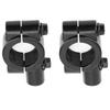 2 Pcs Motorcycle Handlebar Mirror Mount Rearview Mirror 22mm Thread Holder Clamp Adaptor for Motorcycles ATV Scooter