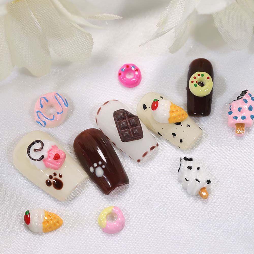 

Мороженое Шоколад Дизайн ногтей Ювелирные изделия 3D Украшение для ногтей Аксессуары для маникюра DIY Украшения
