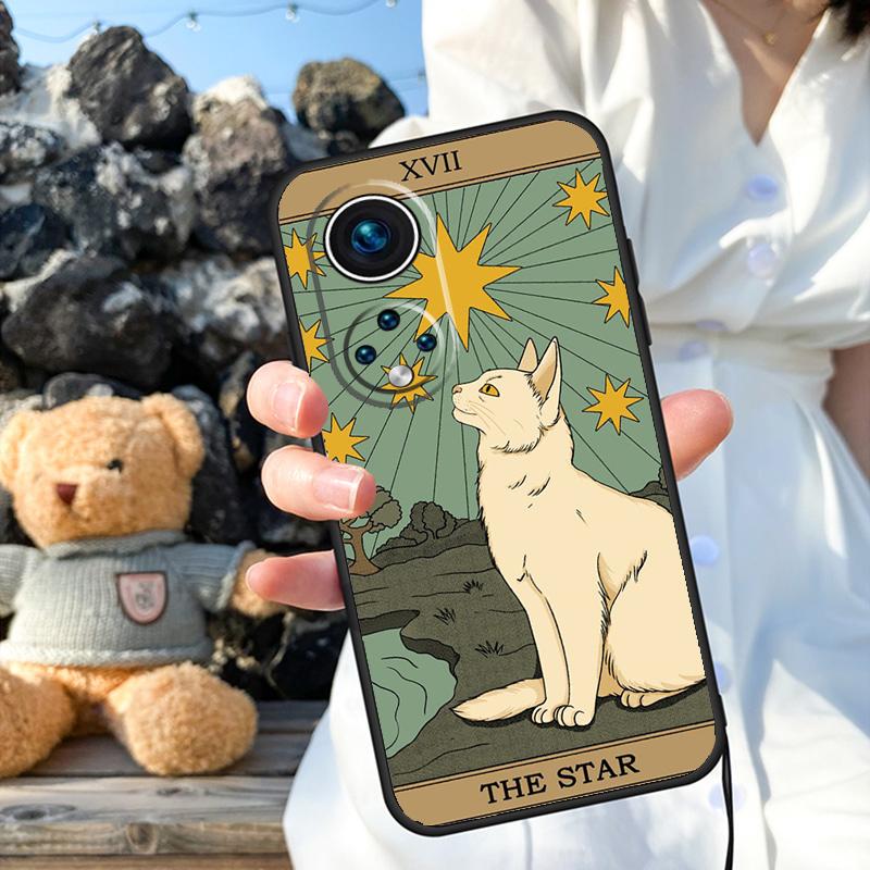 

Кошки Таро Колдовство Чехол для Honor Magic 6 5 Lite Pro 50 70 90 Honor X8b X9b X6 X7 X8 X9 X6a X7a X9a X8a Чехол Honor 50 Lite