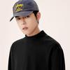 MINISO Men's Fleece Lined Half-High Collar T-Shirt
