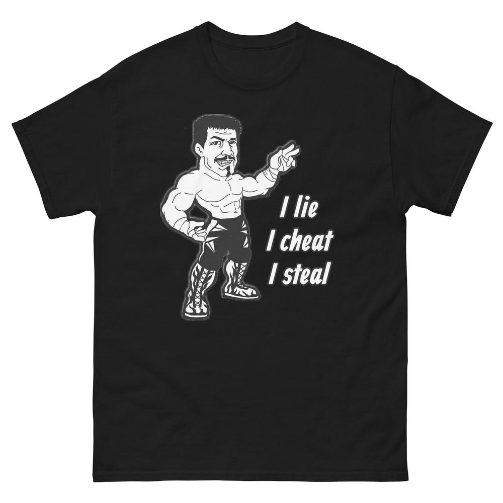 

Я лгу, я обманываю, я ворую Футболка Эдди Герреро, Latino Heat, Футболка про-рестлинга 2XL