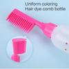 Professional Hair Colouring Comb Empty Hair Dye Bottle with Applicator Comb Dispensing Salon Hair Coloring Styling Tool