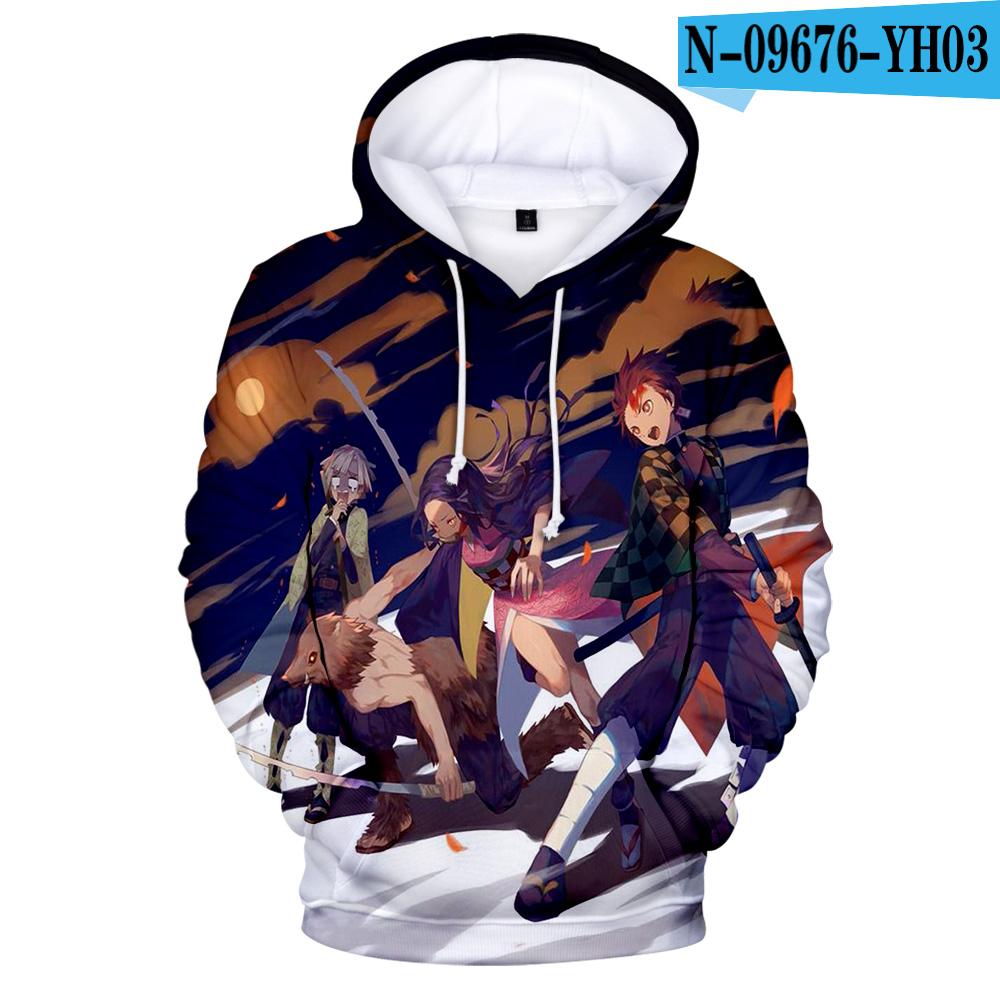 Anime Demon Slayer Kimetsu No Yaiba 3D Printed Hoodies Men Women Hoodie Harajuku Sweatshirts Boys Girls Tracksuits Clothes