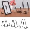 Plate Stands for Display Iron Easel Display Stand Holder Metal Frame for Pictures Photo Decorative Dish Tabletop Art