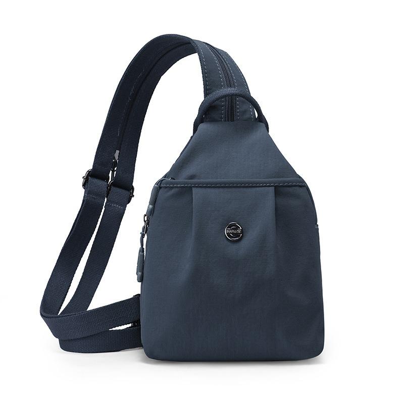 Podróżny plecak dużej pojemności torba damski nowy lekki mały plecak wszechstronny moda tekstura torba na ramię na klatkę piersiową