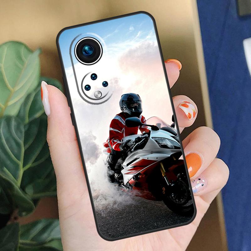 Moto Cross Motorcycle Sports Case For Honor 200 Lite 50 70 90 X8a X9a X8 X9 X8b X9c X9b Honor Magic 6 Pro 5 7 Lite Cover