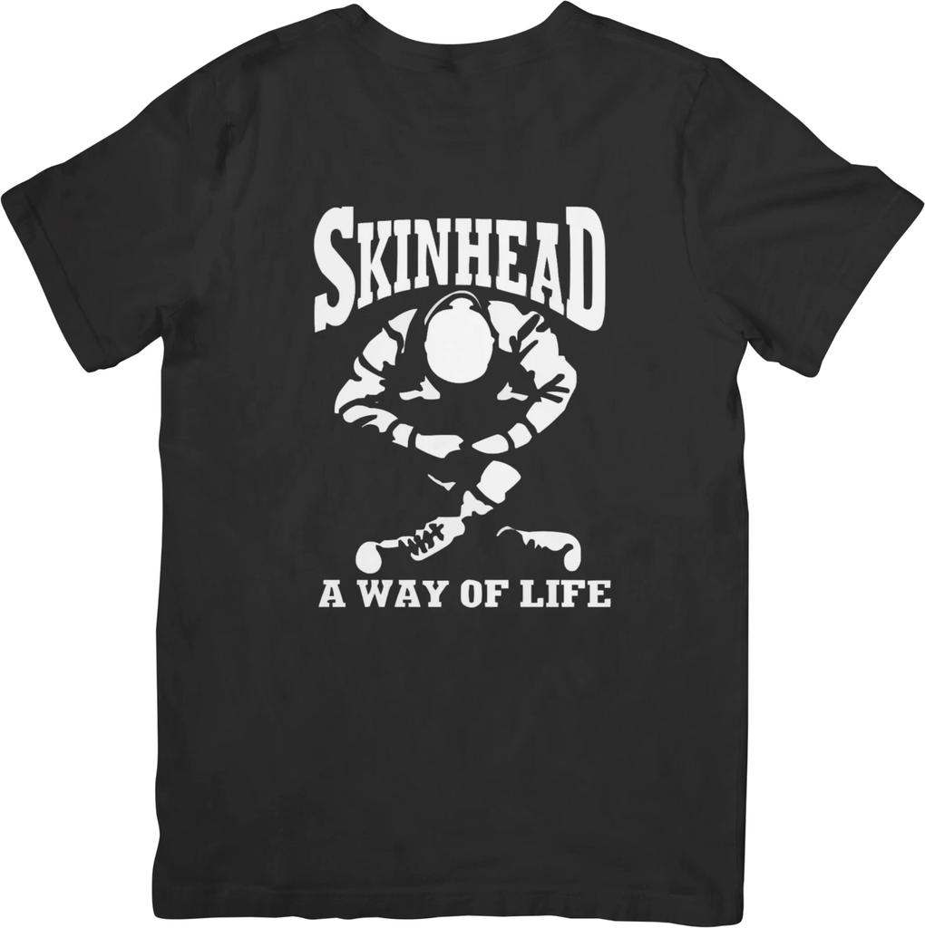 SKA Skinhead Music Unisex Fit for Men & Women Quality Cotton T-Shirt Black