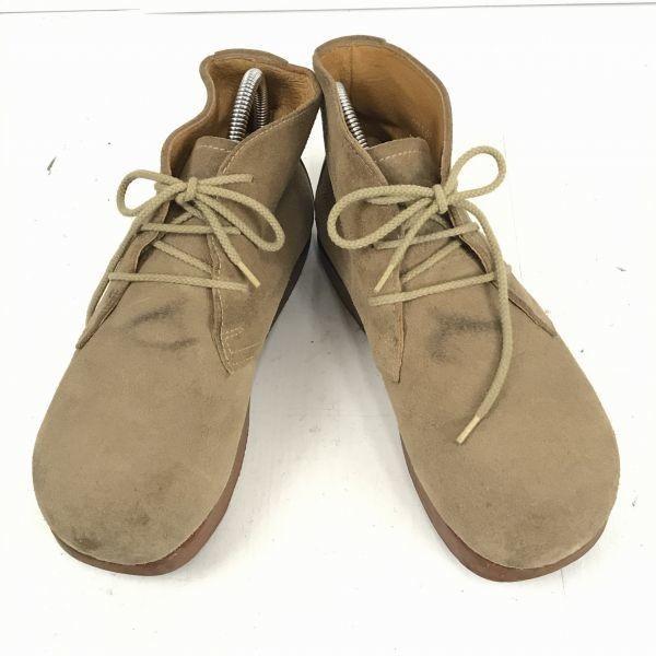 CEDAR CREST Suede Short Boots Beige 7/25.0cm