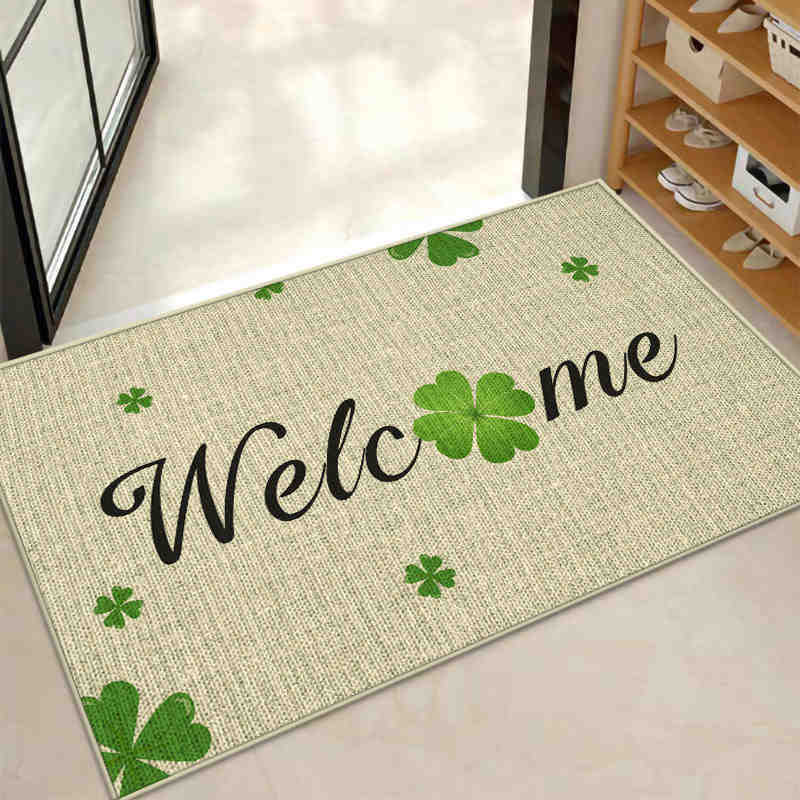 Linen Floor Mat Kitchen Linen Floor Mat Entry Door Entry Door Slip-resistant Rubber Foot Mat Bath Door Moisture-wicking Mat 40 * 60cm