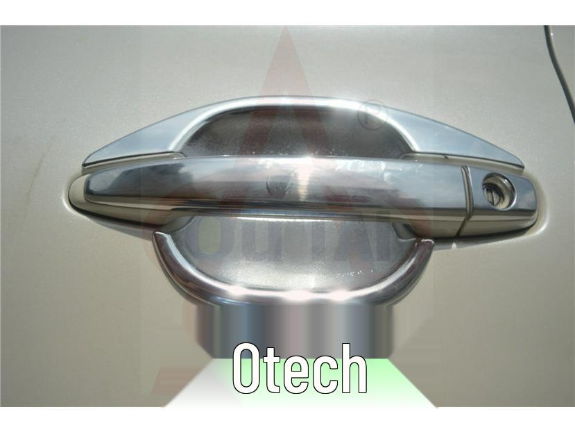 Fits 09-14 Toyota Highlander: ABS Electroplated Door Handle and Outer Door Bowl.