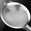 304 Stainless Steel Strainer Filter Spoon Long Handle Fine Mesh Filter Spoon Fat Skimmer Spoon Food Grade Heat Resistant