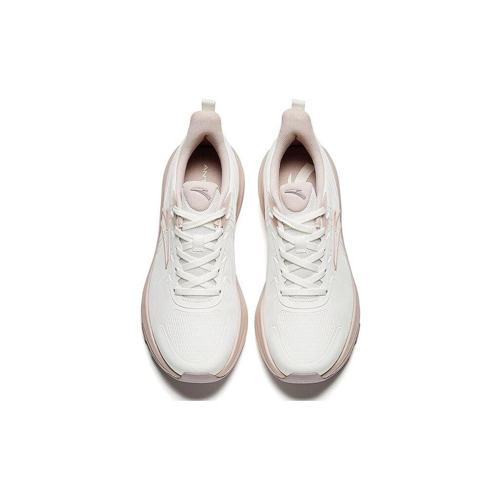 New Anta Cloud Journey Slip Resistant Low Top Casual Running Shoes Women's White Gray 122345538-6