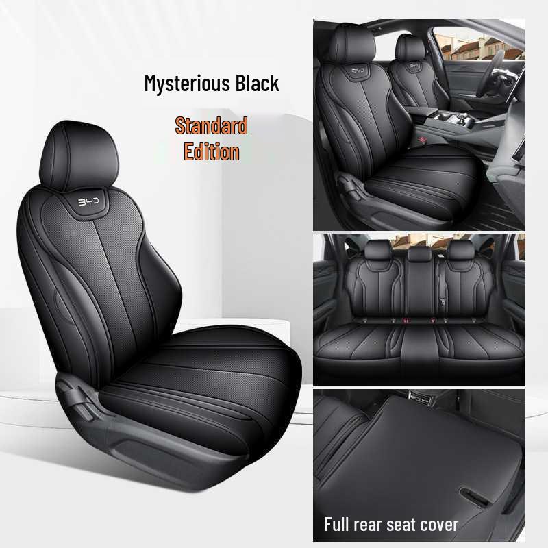 Car Seat Cushion for Qin PLUS DM-i: Leather, Five-Seater, Compatible with 25 Models
