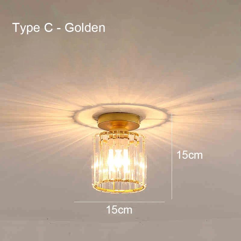 Xiaomi Nordic Modern Simple Led Ceiling Lights Acrylic Crystal Lampshade Unique Lamp Designs Wall Aisle Corridor Living Room Pendant