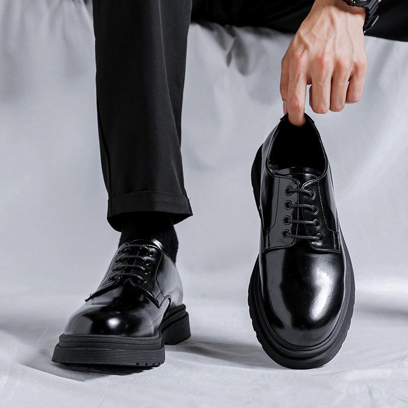 

2025 Spring Men s British Style Formal Derby Wedding Shoes 38