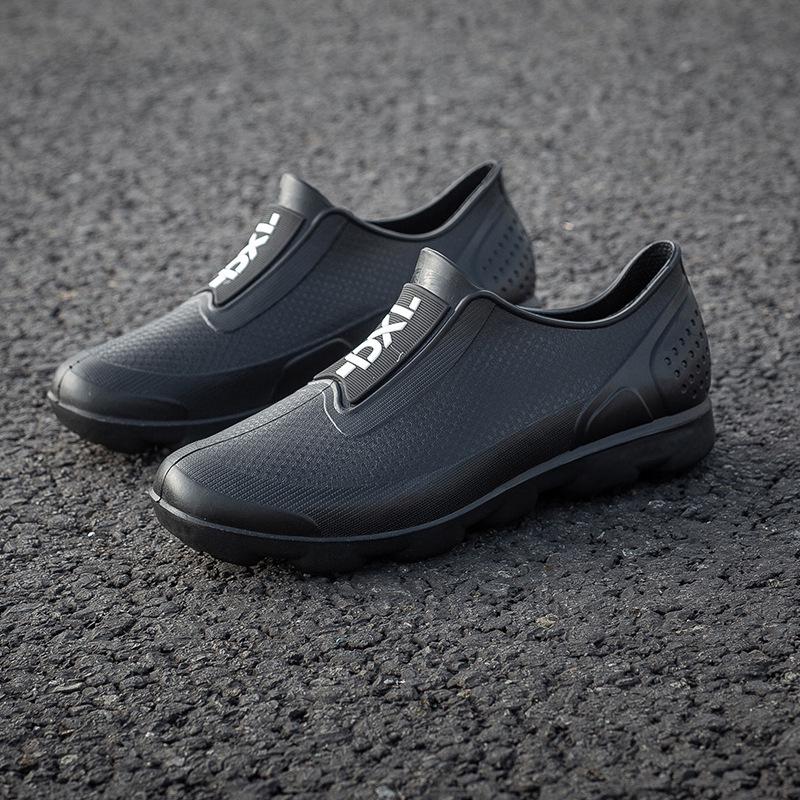 

Men s Low-Top Fashion Rain Boots - Warm, Anti-Slip, Wear-Resistant for Food Delivery, Fishing, and Kitchen Work 41