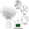 10Pcs Artificial Eucalyptus Stems Plastic Faux Plant Home Office Wedding Party Decor