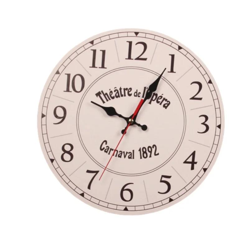 11 Inch Simple Modern Wooden Wall Clock Living Room Art Silent Clock Fashion Light Personality Decorated Study Livingroon