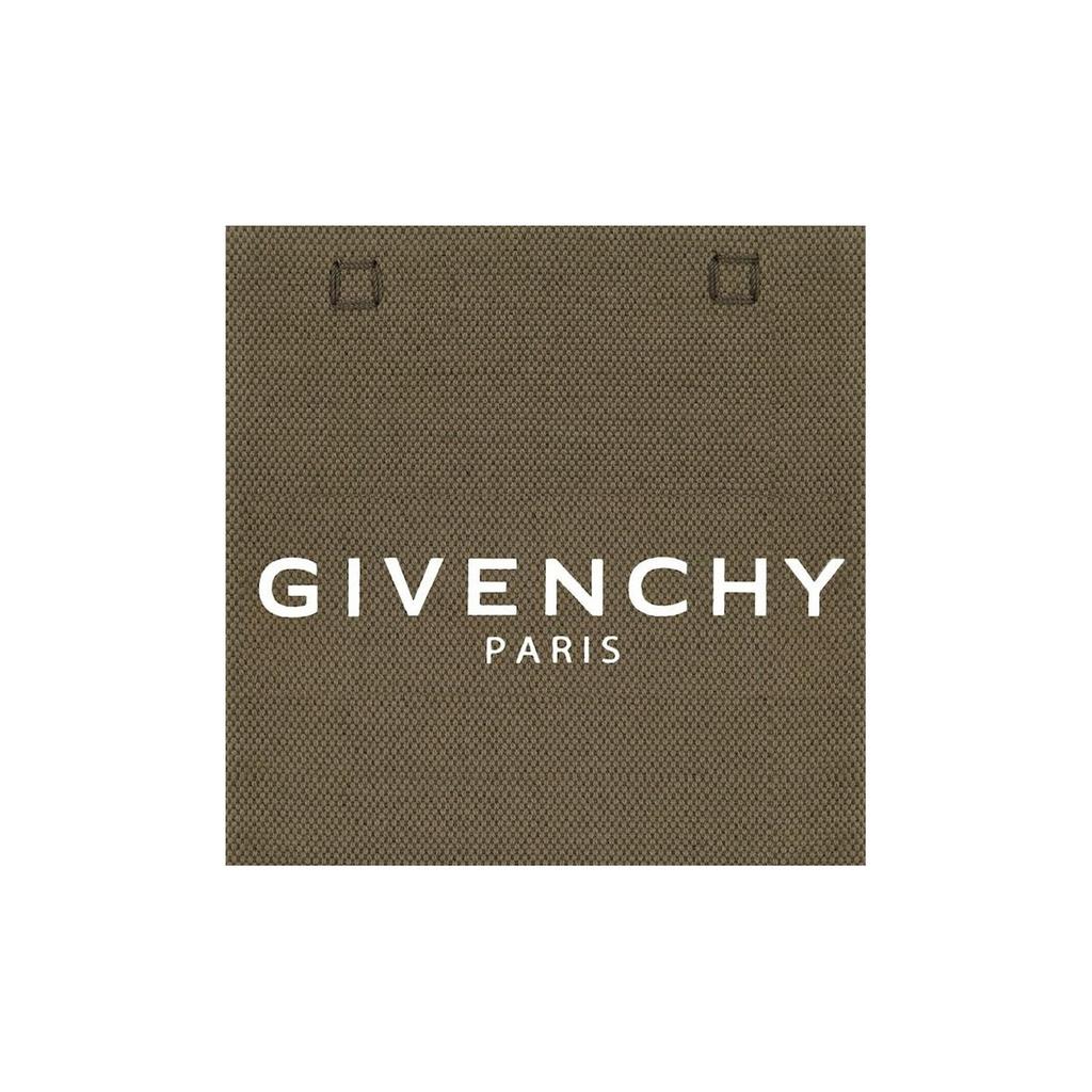 Givenchy G Tote Letter Logo Detachable Shoulder Strap Washable Canvas Tote Bag Shopping Bag Handbag Mini Women Tote Bags Dark-Khaki BB50R9B1QY-313