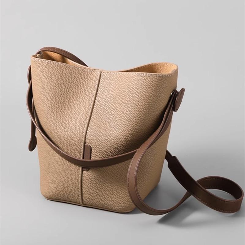 This year's popular bag 2025 new vegetable basket bucket bag premium sense portable messenger bag commuter shoulder women's bag