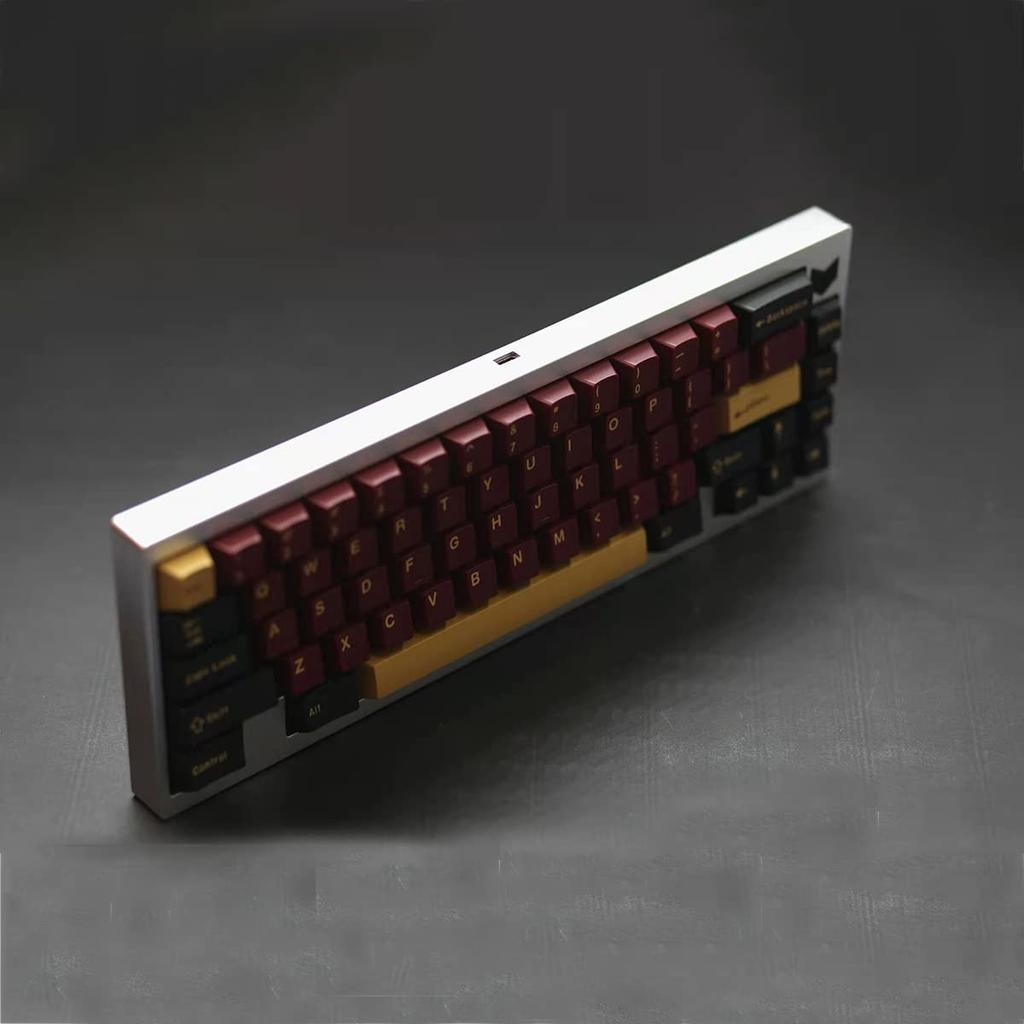 172-Key Doubleshot Keycaps Cherry Profile Red Samurai Keycaps Set Fits 616487104108 Cherry MX Switch Mechanical Keyboards