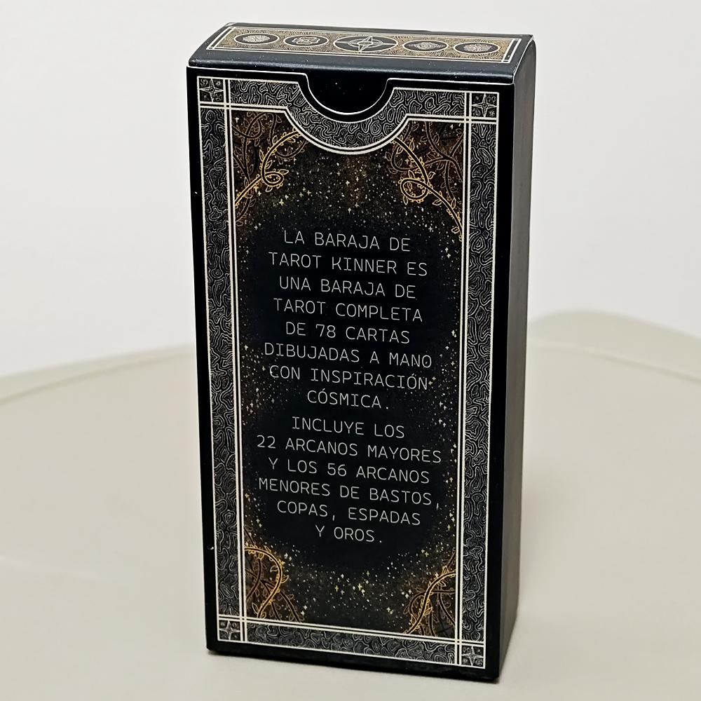 Kinner Tarot Deck A Cosmically Inspired Hand-drawn Complete 78 Card Traditional Tarot Deck In Spanish Espanol Language 11*5.3cm