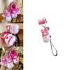 Adorable Strawberry Rabbit Night Light Alarm Keychain For Girls Unique Gift Accessory