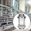 Straight Sight Glass Easy To Install Multifunctional Glass Tube Tri Clamp End Sanitary Fitting Flow Indicator for Food Beverages