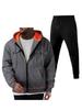 Men's Multi-Pocket Zipper Hoodie Sweatshirt 220g Fabric - Same Day Shipping