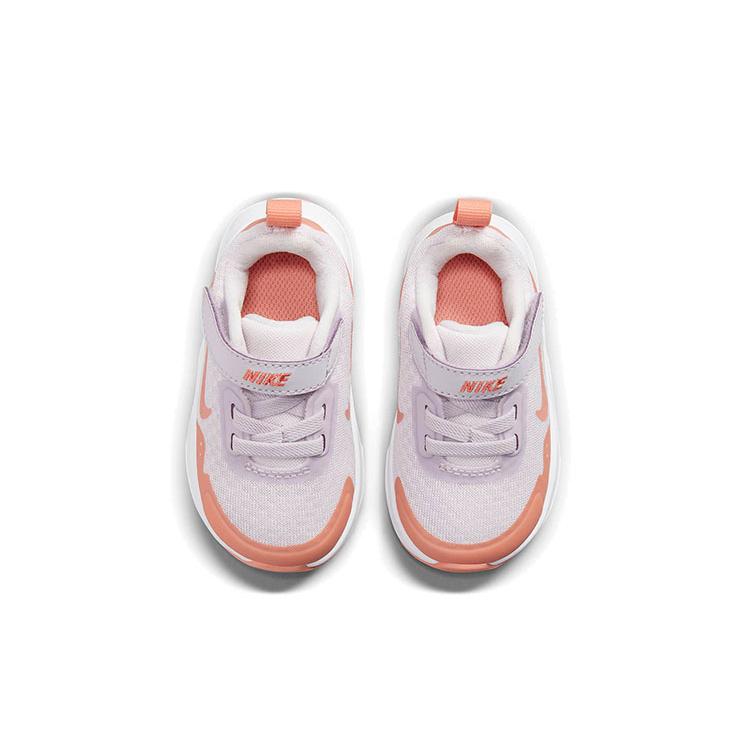 New Nike Wearallday TD Slip-Resistant Cushioning Wear-Resistant Low-Top Running Shoes Orange Purple Infant And Toddler CJ3818-500