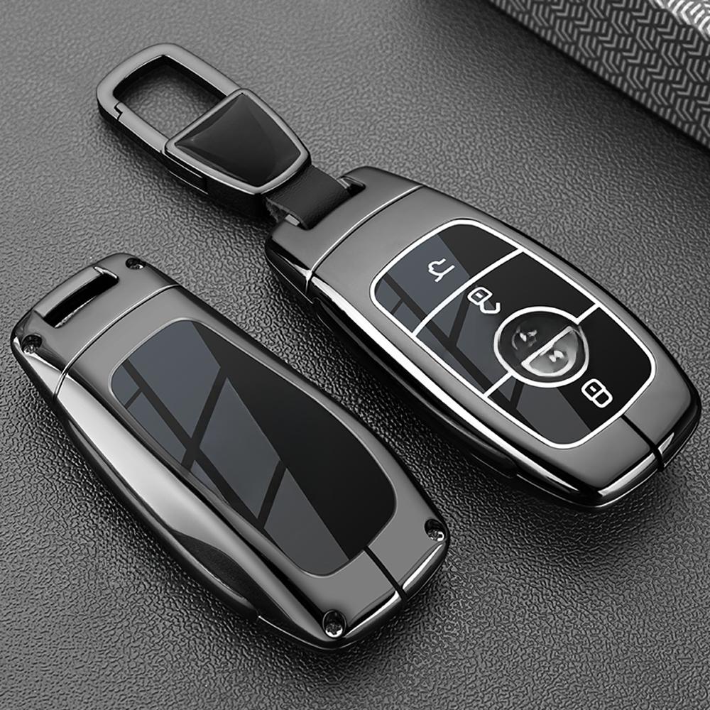 Car Key Case Cover Shell for Mercedes Benz C E S Class GLC W206 W223 W214 E300 C260 C300 S450 S500 S400 Fob Accessories