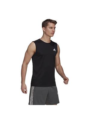Débardeur D2M sans manches Noir Taille japonaise M T-shirt 3 Bandes Homme (GM2130)