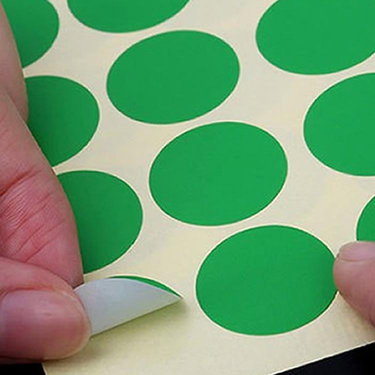 10 Sheets of Colored Dot Stickers for Labeling and Marking