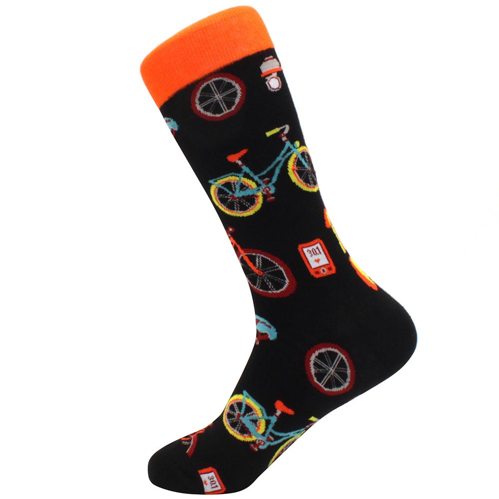 Calcetines de invierno coloridos para hombre algodón peinado suave de llevar cálidos Divertidos Felices hombre mujer calcetines largos Calcetines de hombre vestido de negocios